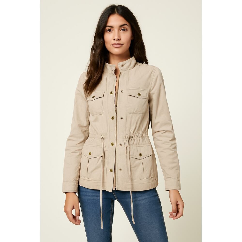 Kut from the Kloth Beige Utility Jacket – Size Medium